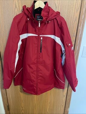 Women’s Plus Size Red Winter Coat